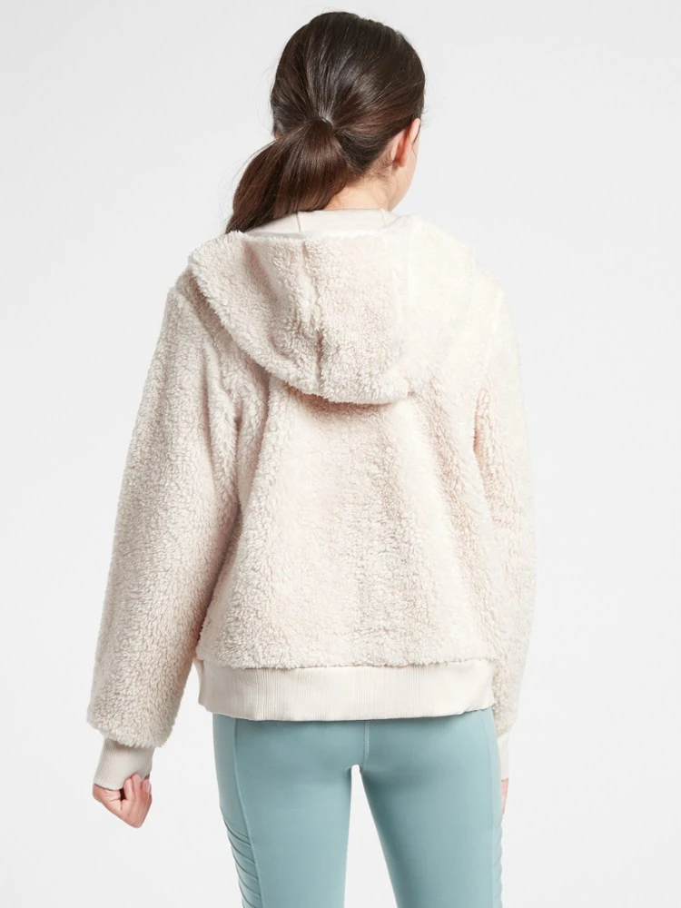 Athleta So Snug Sherpa Fleece Jacket - Girls' 2 Athleta So Snug Sherpa Fleece Jacket - Girls' - Image 2