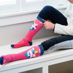 Darn Tough Magic Mountain Over-The-Calf Midweight Ski and Snowboard Socks - Kids' -Active Pedal Shop 498b3a21 7f1f 443b a9fb f6b92f77a8c4